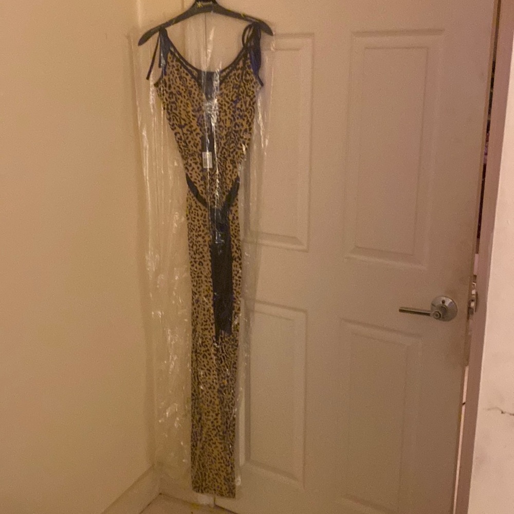 Kardashian Kollection wide leg jumpsuit new with tags size extra small